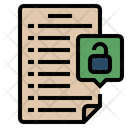 File Permission Document Permission Privacy Icon