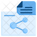 File Sharing Data Sharing Data Transfer Icon