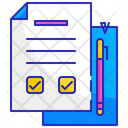 Form Document Pen Icon