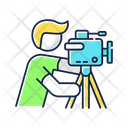 Filmmaking Cameraman Video Icon