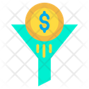 Money Filter Economy Filtration Icon