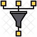 Filter Structure Funnel Structure Sorting Icon