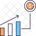 Growthm Finanace Analysis Bar Chart Icon