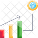 Growthm Finanace Analysis Bar Chart Icon