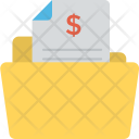 Bank Business Document Icon