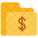 Dollar Folder Data Icon