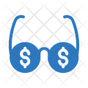 Glasses Goggles Dollar Icon