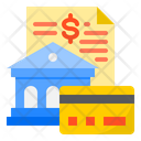 Financial Bank Service Financial Document Icon