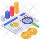 Financial Analysis Report Icon