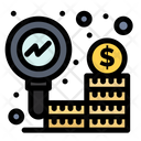 Financial Analytics Financial Analysis Research Icon