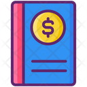 Mbook Management Book Financial Book Icon