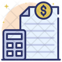 Business Budget Financial Calculation Data Budget Icon