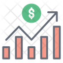 Financial Chart Data Analytics Capital Growth Icon