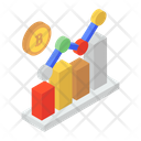Financial Chart Growth Chart Statistical Analysis Icon