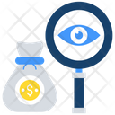 Financial Control Audit Business Monitoring Icon