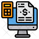 Computer Accounting File Icon