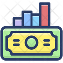 Financial Graph Business Graph Money Growth Icon