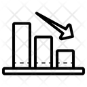 Financial Graph Decline  Icon