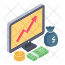Financial Growth Business Growth Business Advancement Icon