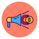 Financial Marketing Financial Promotion Advertising Icon
