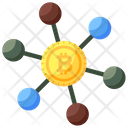 Bitcoin Network Cryptocurrency Network Digital Currency Icon