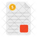 Financial Paper Financial Document Financial Doc Icon