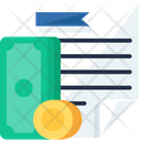 Financial Paper Finance Paper Bank Paper Icon
