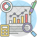 Financial Planning Business Planning Business Report Icon