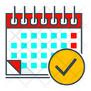 Check Meeting Check Availability Check Schedule Icon