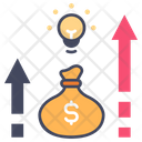 Financial Profit Idea  Icon