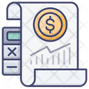 Finance Document Report Icon