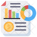 Financial Report Business Report Infographic Icon
