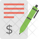 Financial Report Document Icon