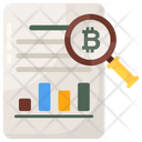 Financial Research Bitcoin Research Financial Analysis Icon