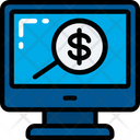 Audit Money Search Icon