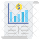 Financial Statement Financial Report Budget Report Icon