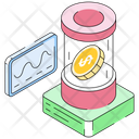 Financial Technology Dollar Currency Icon