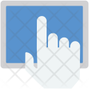 Finger Pressing Gesture Icon