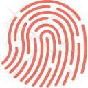 Biometrics Fingerprint Scanner Icon