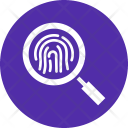 Fingerprint Id Forensic Icon