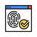 Access Approved Fingerprint Icon