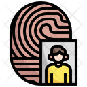 Fingerprint Identity Fingerprint Profile Icon