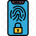 Fingerprint Lock Screen Mobile Icon