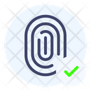 Fingerprint Scanner Approved Icon