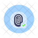 Fingerprint Scanner Approved Icon