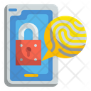 Fingerprint Security Mobile Securely Fingerprint Icon