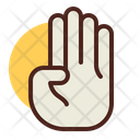 Fingers Hand Gesture Icon