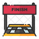 Finish Line End Line Final Line Icon