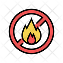 Fire Burning Safety Icon