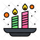 Fire Candles Icon